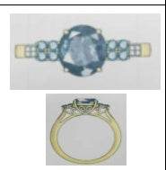 Sterling Silver Semi Mount Ring Setting Round RD Center主石mm - Syzjewelry