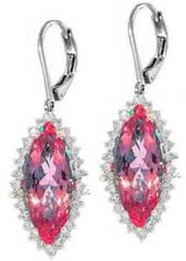 Sterling Silver Semi Mount Earrings Setting Marquise MQ 15X7mm - Syzjewelry