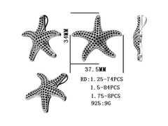 Sterling Silver Semi Mount Pendant Setting Round RD 1.75mm - Syzjewelry