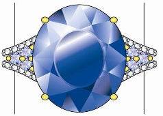 Sterling Silver Semi Mount Ring Setting Round RD Center主石mm - Syzjewelry