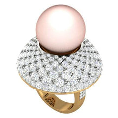 Sterling Silver Semi Mount Ring Setting Round RD Halo围镶mm - Syzjewelry