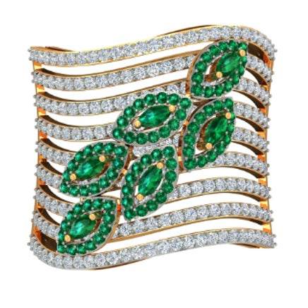 Sterling Silver Semi Mount Ring Setting Round RD Cluster 群镶mm - Syzjewelry