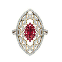 Sterling Silver Semi Mount Ring Setting Round RD Center主石mm - Syzjewelry