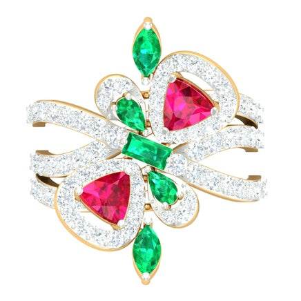 Sterling Silver Semi Mount Ring Setting Round RD Center主石mm - Syzjewelry