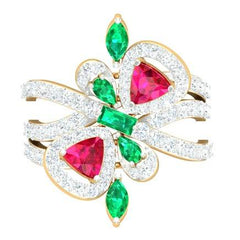 Sterling Silver Semi Mount Ring Setting Round RD Center主石mm - Syzjewelry