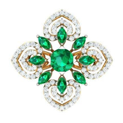 Sterling Silver Semi Mount Ring Setting Round RD Center主石mm - Syzjewelry