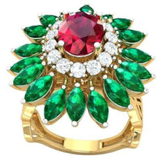 Sterling Silver Semi Mount Ring Setting Round RD Center主石mm - Syzjewelry