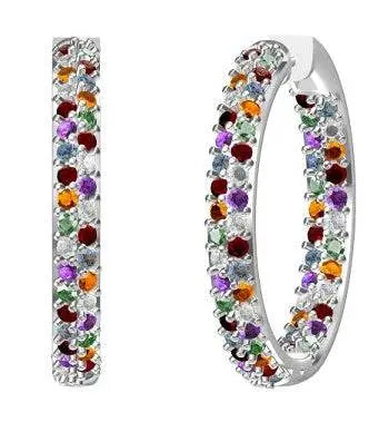 Sterling Silver Semi Mount Earrings Setting Round RD 2x2mm - Syzjewelry