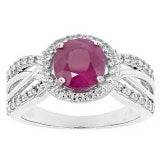 Sterling Silver Semi Mount Ring Setting Round RD 7x7mm - Syzjewelry