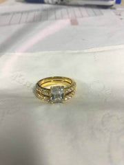 Sterling Silver Semi Mount Ring Setting Emerald OCT 8X6mm - Syzjewelry