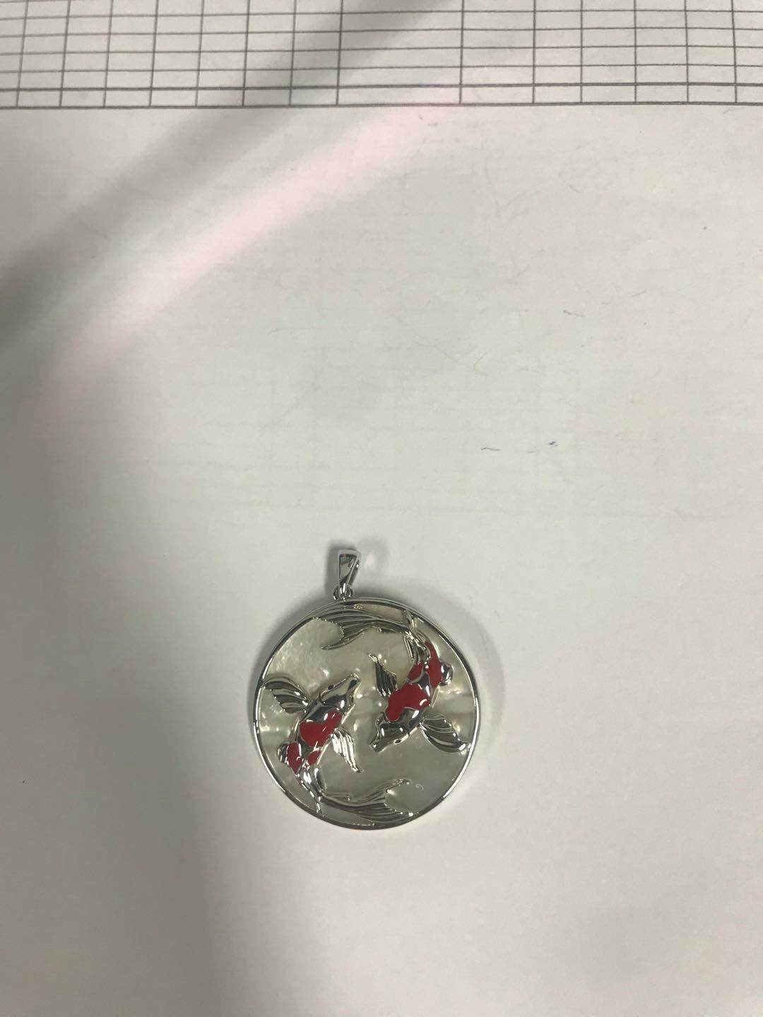 Sterling Silver Semi Mount Pendant Setting Round RD 30mm - Syzjewelry