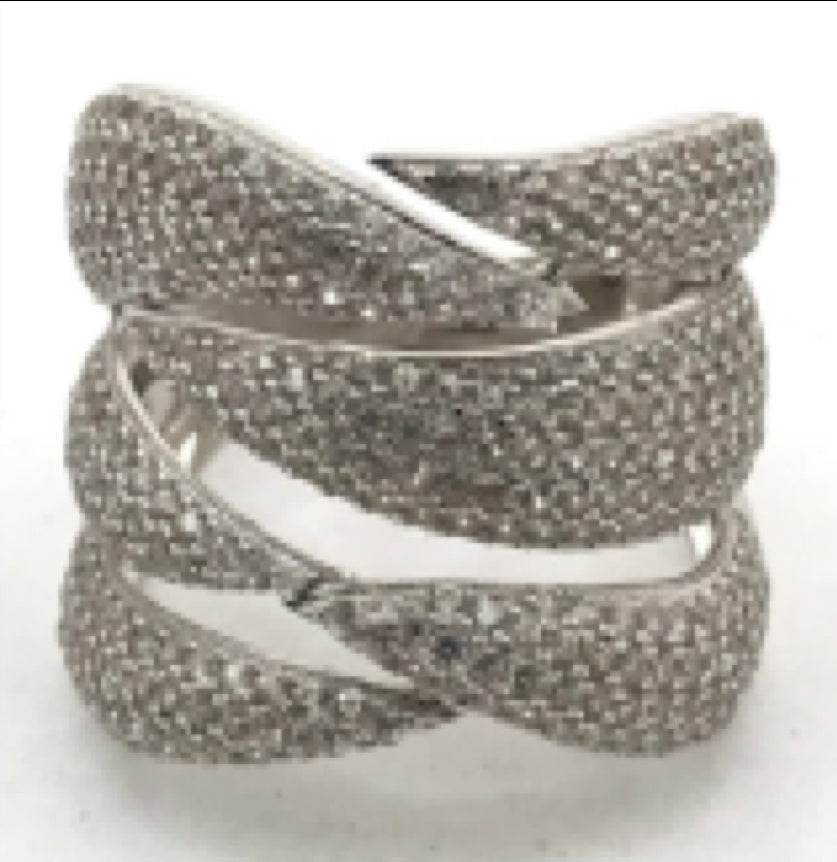 Sterling Silver Semi Mount Ring Setting Round RD 1.0mm