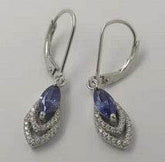 Sterling Silver Semi Mount Earrings Setting Marquise MQ 8X4mm - Syzjewelry