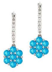 Sterling Silver Semi Mount Earrings Setting Round RD 2.5mm - Syzjewelry