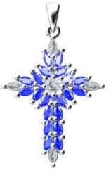 Sterling Silver Semi Mount Pendant Setting Marquise MQ 4X2mm - Syzjewelry