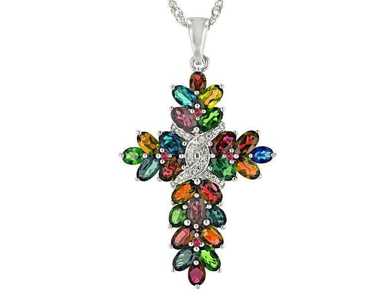Sterling Silver Semi Mount Pendant Setting Oval OV 5X3mm