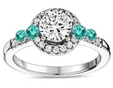 Sterling Silver Semi Mount Ring Setting Round RD 5X5x5mm - Syzjewelry