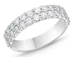 Sterling Silver Semi Mount Ring Setting Round RD 2x2mm - Syzjewelry