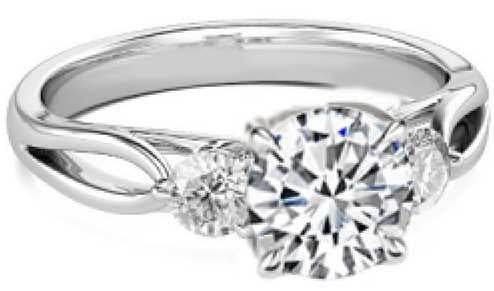 Sterling Silver Semi Mount Ring Setting Round RD 8x8mm - Syzjewelry