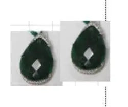 Sterling Silver Semi Mount Earrings Setting Pear PE 14X12mm - Syzjewelry