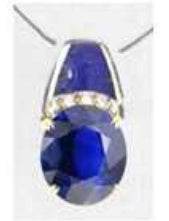 Sterling Silver Semi Mount Pendant Setting Oval OV 9X7mm - Syzjewelry