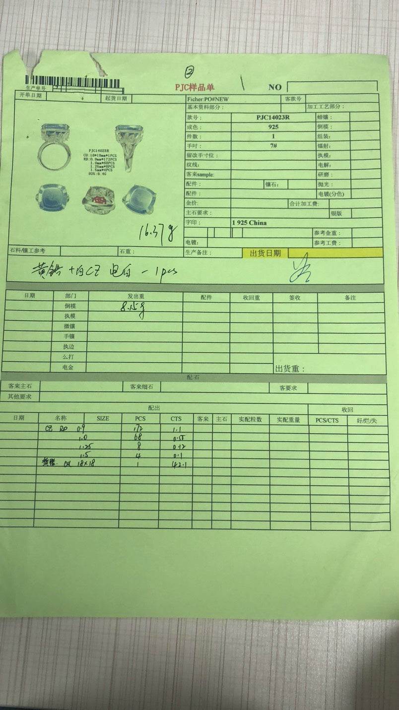 Sterling Silver Semi Mount Ring Setting Cushion CU 18X18mm - Syzjewelry