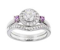 Sterling Silver Semi Mount Ring Setting Round RD Cluster 群镶mm - Syzjewelry