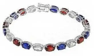 Sterling Silver Semi Mount Bracelet Setting Oval OV 7X5mm - Syzjewelry