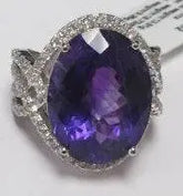 Sterling Silver Semi Mount Ring Setting Oval OV 20X15mm - Syzjewelry