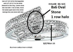 Sterling Silver Semi Mount Ring Setting Oval OV 8X6mm - Syzjewelry