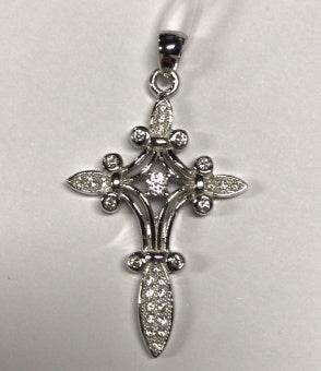 Sterling Silver Semi Mount Pendant Setting Round RD 1.5mm - Syzjewelry