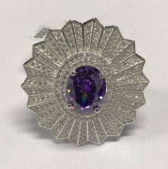 Sterling Silver Semi Mount Ring Setting Oval OV 10X8mm - Syzjewelry