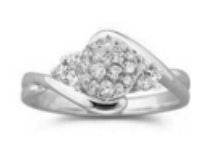 Sterling Silver Semi Mount Ring Setting Round RD 2.4mm - Syzjewelry