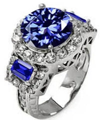 Sterling Silver Semi Mount Ring Setting Round RD 10x10mm - Syzjewelry