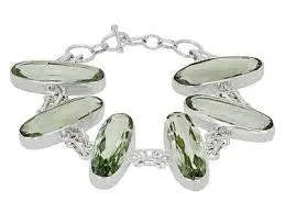 Sterling Silver Semi Mount Bracelet Setting Oval OV 28X10mm - Syzjewelry