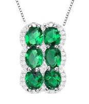 Sterling Silver Semi Mount Pendant Setting Oval OV 4X3mm - Syzjewelry