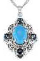 Sterling Silver Semi Mount Pendant Setting Oval OV 8X6mm - Syzjewelry