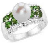 Sterling Silver Semi Mount Ring Setting Round RD 8x8mm - Syzjewelry