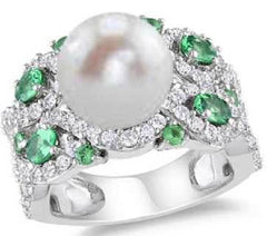 Sterling Silver Semi Mount Ring Setting Round RD 8.5mm - Syzjewelry