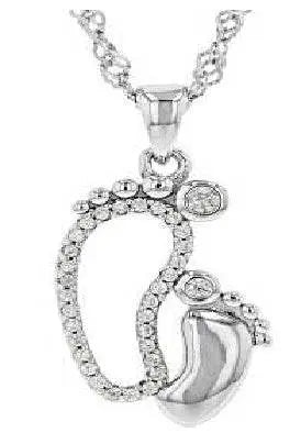 Sterling Silver Semi Mount Pendant Setting Round RD 2x2mm - Syzjewelry