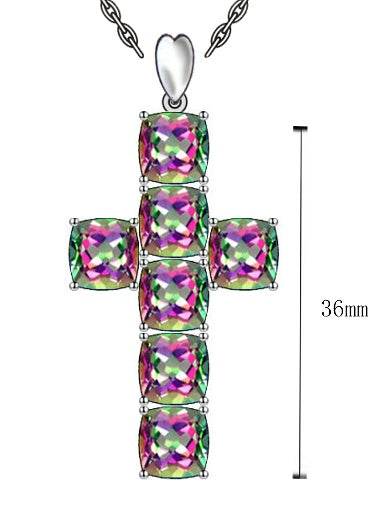 Sterling Silver Semi Mount Pendant Setting Cushion CU 7X7mm - Syzjewelry