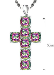 Sterling Silver Semi Mount Pendant Setting Cushion CU 7X7mm - Syzjewelry