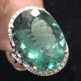 Sterling Silver Semi Mount Ring Setting Oval OV 20X15mm - Syzjewelry