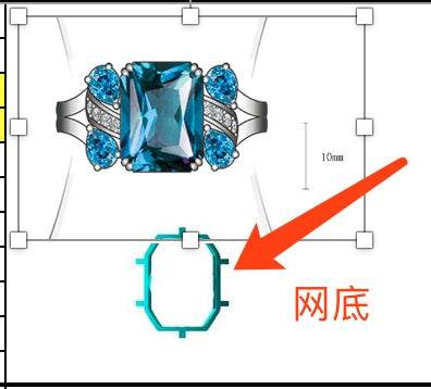 Sterling Silver Semi Mount Ring Setting Emerald OCT 10X8mm - Syzjewelry