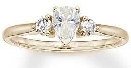 Sterling Silver Semi Mount Ring Setting Pear PE 7X5mm - Syzjewelry