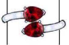 Sterling Silver Semi Mount Ring Setting Pear PE 7X5mm - Syzjewelry