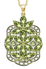 Sterling Silver Semi Mount Pendant Setting Marquise MQ 5X2.5mm - Syzjewelry