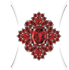 Sterling Silver Semi Mount Ring Setting Cushion CU 9X7mm - Syzjewelry