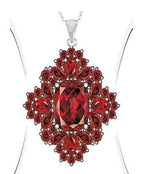 Sterling Silver Semi Mount Pendant Setting Cushion CU 9X7mm - Syzjewelry