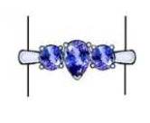 Sterling Silver Semi Mount Ring Setting Pear PE 7X5mm - Syzjewelry